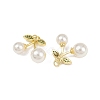 Brass Micro Pave Cubic Zirconia Pendants KK-H072-07G-2