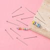 Tarnish Resistant 304 Stainless Steel Ball Head Pins STAS-K146-045-30x0.7mm-3