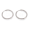 Tarnish Resistant 201 Stainless Steel Huggie Hoop Earrings EJEW-O095-02D-1