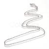 Iron Rolo Chains Necklace Making MAK-R017-45cm-P-2