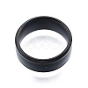 201 Stainless Steel Temperature Plain Band Finger Ring for Women RJEW-N043-10E-3