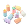 48Pcs 6 Colors Opaque Resin Cabochons CRES-AR0001-09-2