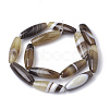 Natural Striped Agate/Banded Agate Beads Strands X-G-S280-10-2