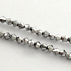 Electroplate Glass Bead Strands EGLA-R094-4mm-M1-3