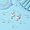 SHEGRACE Brass Earring Hooks XGR0137G-155G-5