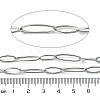 Tarnish Resistant 304 Stainless Steel Oval Link Chains CHS-K018-01P-2