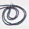 Electroplate Non-magnetic Synthetic Hematite Beads Strands G-J169B-2mm-05-2