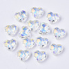 Transparent K9 Glass Beads GGLA-S056-7x8-001AB-1