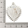 Tibetan Style Alloy Pendants Enamel Settings TIBE-L013-10AS-02-3