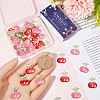40Pcs 2 Colors Light Gold Plated Alloy Enamel Pendants FIND-SC0013-20-3