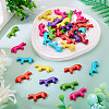 35Pcs 7 Colors Synthetic Turquoise Beads G-TA0003-27-5