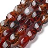 Natural Dragon Veins Agate Beads Strands G-G172-01P-2