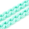 Personalized Acrylic Curb Chain Necklaces NJEW-JN03515-06-5