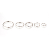 Iron Loose Leaf Book Binder Hinged Rings LS-X-IFIN-T004-03P-1
