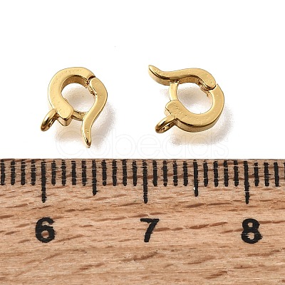 Brass Enhancer Shortener Pendant Bails KK-G600-22G-1