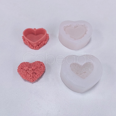 Valentine's Day Theme DIY Candle Food Grade Silicone Molds DIY-C022-01-1