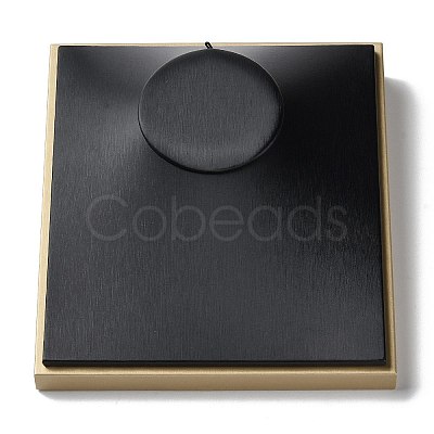 Wood Coverd with PU Leather Necklace Display Pedestals ODIS-C010-05-1