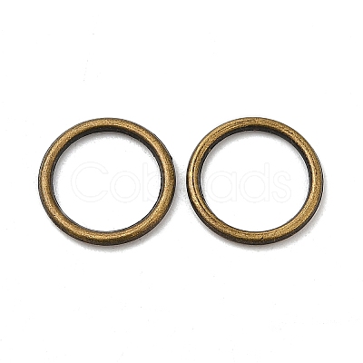 Alloy Soldered Closed Jump Rings LS-KK-WH0052-05D-AB-1