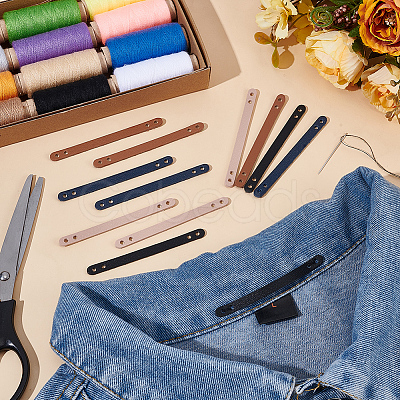 20Pcs 4 Colors PU Leather Bag Handles FIND-NB0006-62-1