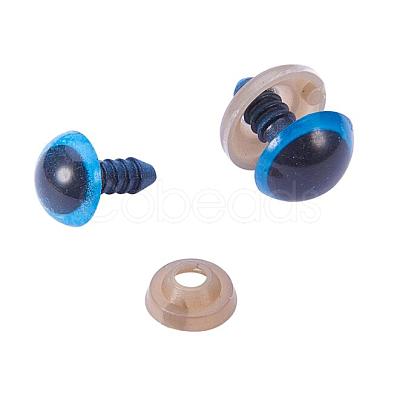 Craft Plastic Doll Eyes DIY-WH0015-8mm-A05-1