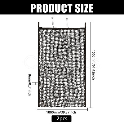 Polyester Feed Hay Mesh Bags ABAG-WH0048-98B-1