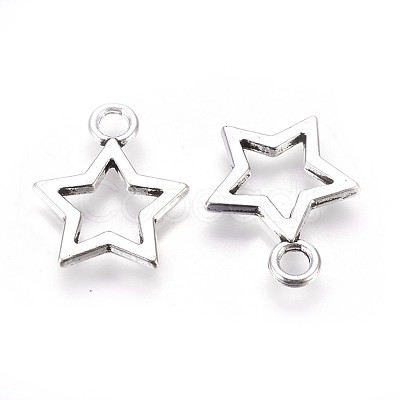 Tibetan Style Alloy Pendants X-TIBEP-A113347-AS-LF-1