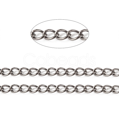 Brass Twisted Chains CHC-K006-03B-A-1