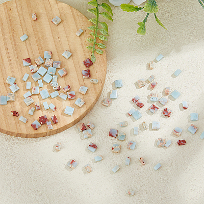 100Pcs Natural Shoushan Stone Beads G-FH0002-48-1