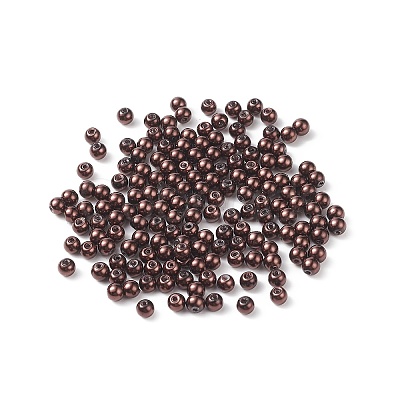 (Defective Closeout Sale: Adhesion) Glass Pearl Beads LS-HY-XCP0001-11-1