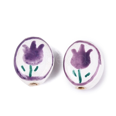 Handmade Porcelain Beads PORC-N013-10D-1