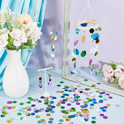 2000Pcs 10 Colors Ornament Accessories PVC-OC0001-14B-1