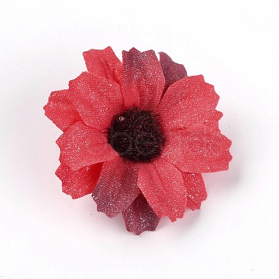 Silk Cloth Artifical Flower DIY-WH0259-13F-1