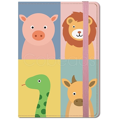 Rectangle Leather Travel Passport Wallet Cover AJEW-WH20038-002-1