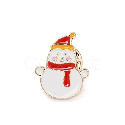 Christmas Enamel Pins JEWB-H033-02B-G-1