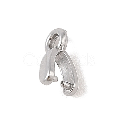 Non-Tarnish 304 Stainless Steel Ice Pick Pinch Bails STAS-Z058-01P-04-1