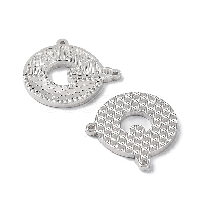 Rhodium Plated 925 Sterling Silver Charms STER-C003-21P-1