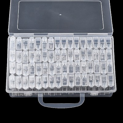 (Defective Closeout Sale: Scratched) Rectangle Plastic Organizer Handled Boxes CON-XCP0002-63-1