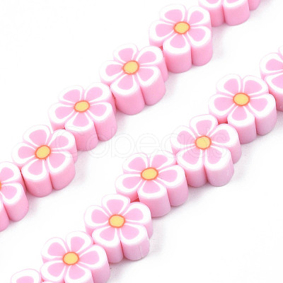 Handmade Polymer Clay Bead Strands CLAY-N011-48A-09-1