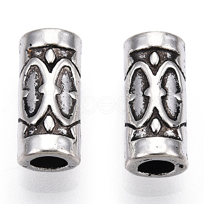 Tibetan Style Alloy Beads TIBEB-TAC0002-05AS-1