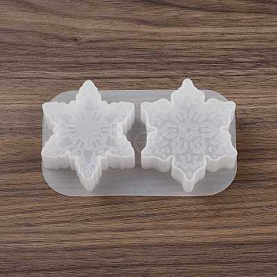 Christmas Theme DIY Snowflake Shape Silicone Candle Molds LS-SIMO-P010-B02-1