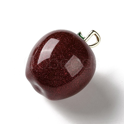 Alloy Resin Big Pendants RESI-S022-01B-1