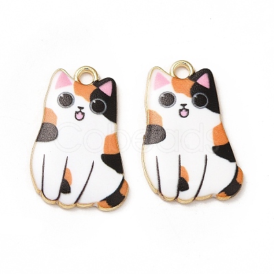 Alloy Enamel Pendants ENAM-M046-12G-A-1