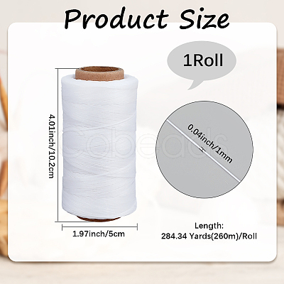 1 Roll Waxed Polyester Cord OCOR-CL0001-14B-1