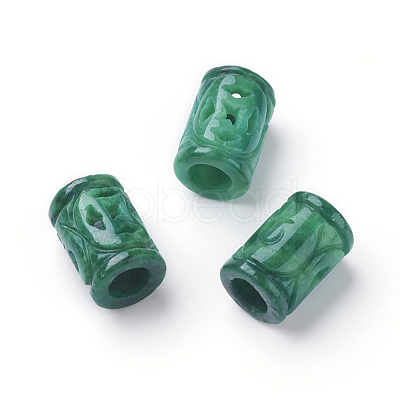 Natural Myanmar Jade/Burmese Jade Beads G-E534-09C-1