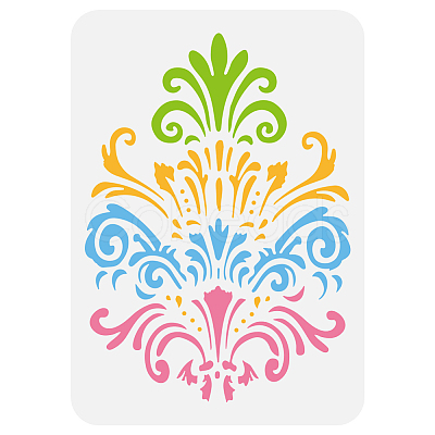 Plastic Hollow Out Drawing Painting Stencils Templates DIY-WH0396-835-1