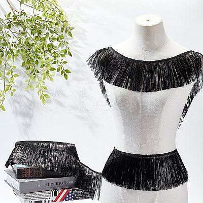Tassel PET Polyester Ribbon Trim OCOR-WH0082-230D-1