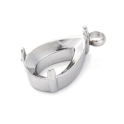 304 Stainless Steel Rhinestone Claw Settings STAS-U042-04A-P-1