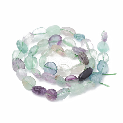 Natural Fluorite Beads Strands G-S331-8x10-007-1