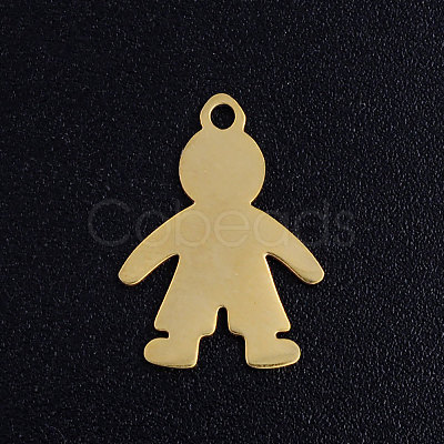 Ion Plating(IP) 304 Stainless Steel Pendants STAS-Q201-JN327-2-1