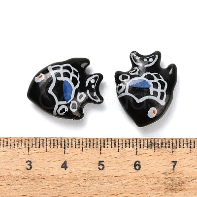 Handmade Porcelain Beads PORC-F016-01D-1
